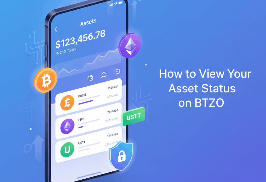 view my assets status on btzo