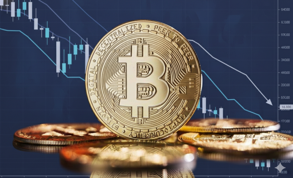 Bitcoin price drops near $69,000