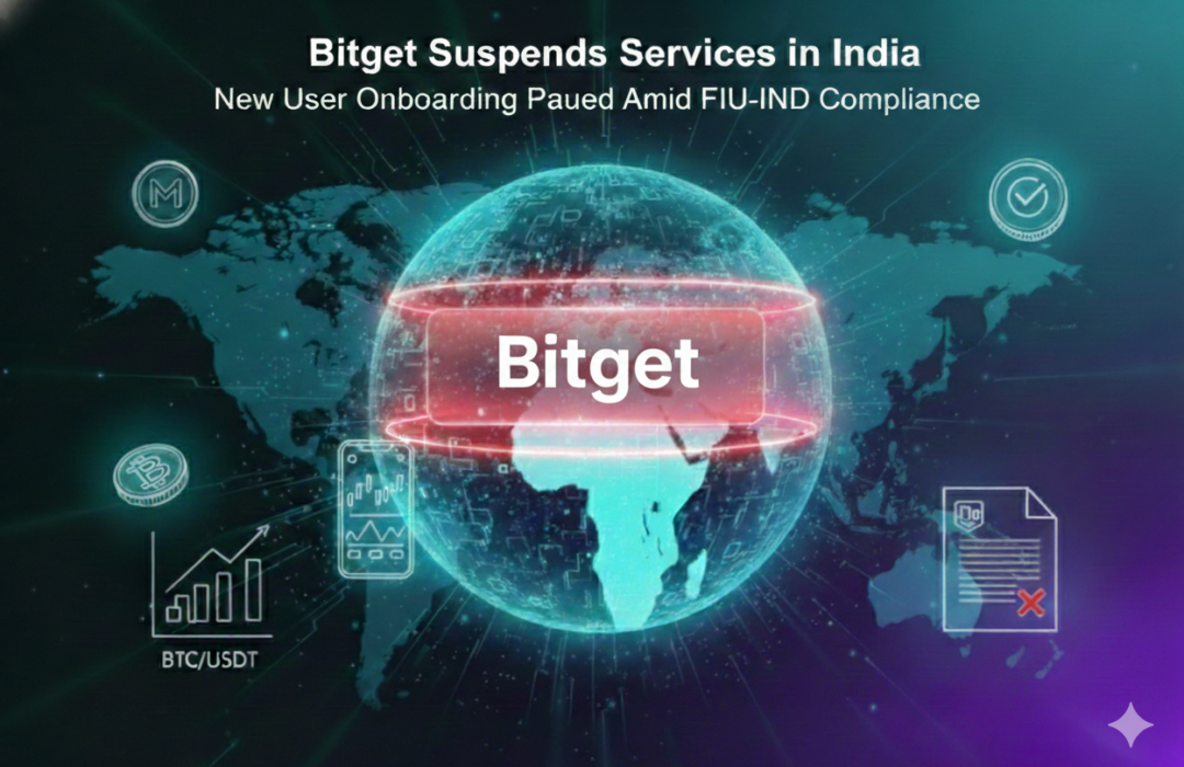 Bitget suspends services in India for new users