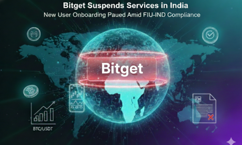 Bitget suspends services in India for new users