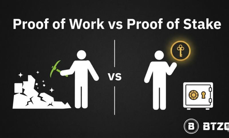 Proof of Stake vs Proof of Work comparison