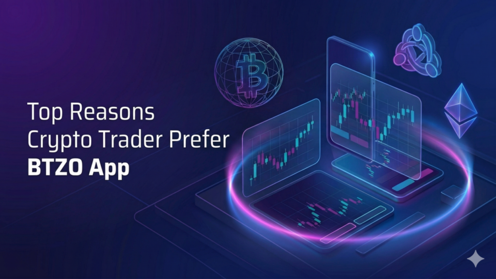 5 reasons crypto traders prefer the BTZO app for mobile trading with UI and chart visuals