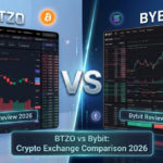 BTZO vs Bybit comparison showing trading fees, liquidity, automation tools, and features for crypto traders in 2026
