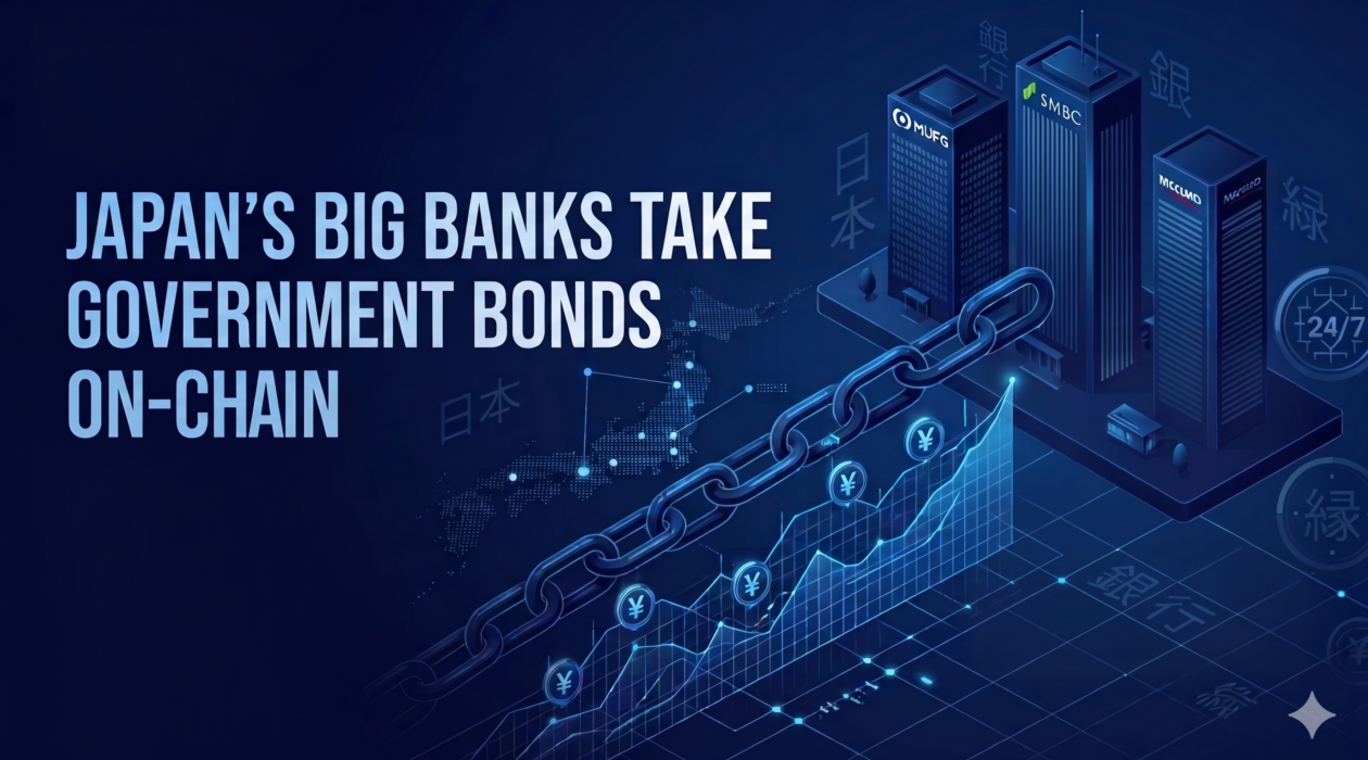 top banks of japan move government bond to onchain