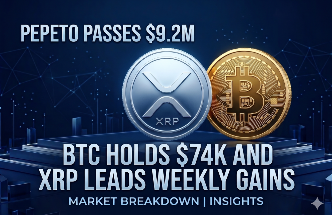 Pepeto raises $9.2 million funding as Bitcoin remains stable and XRP leads crypto market gains