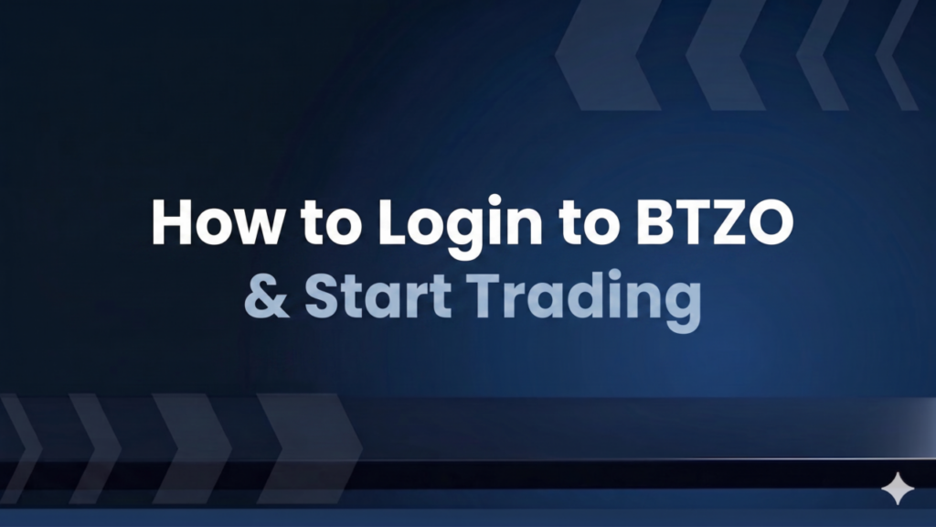 How to login to BTZO account and start trading crypto