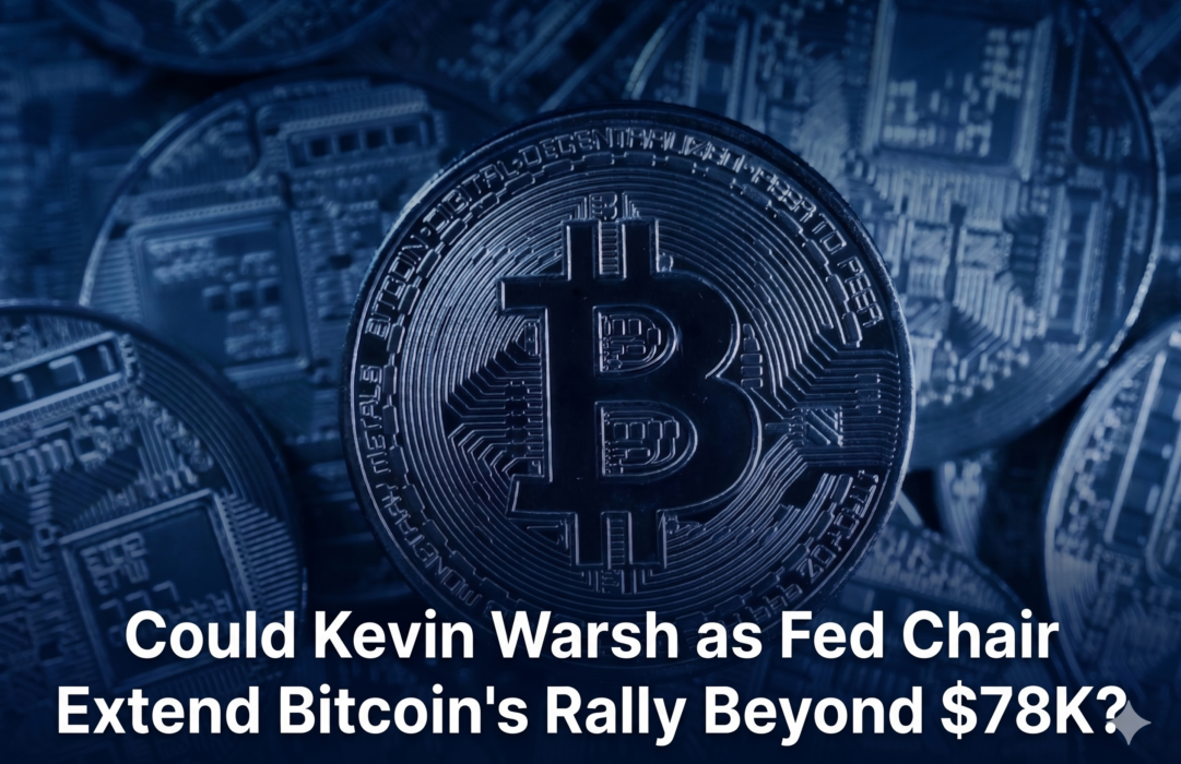 Crypto market update showing Fed chair speculation